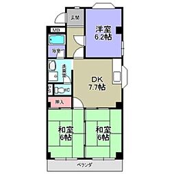 グランドハイム 3DKの間取図画像