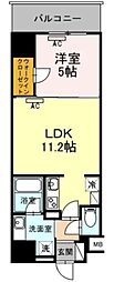 ダイワシティー大須 1LDKの間取図画像