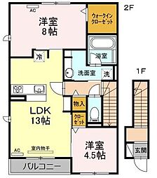 サニープレイス十一屋 G棟 2階