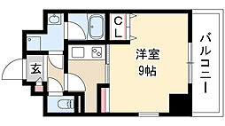 SJSakurayama ワンルームの間取図画像