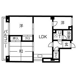 つつじが丘テラス 3LDKの間取図画像