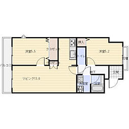 GREEN FOREST藤が丘(旧ヴィエント朝日が丘) 2階