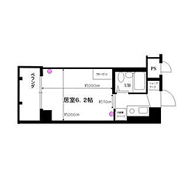 クレストナゴヤ 1Kの間取図画像
