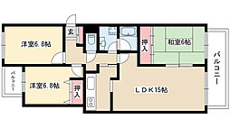 ノヴァ上社 3LDKの間取図画像