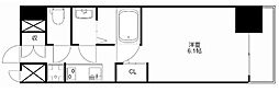 プレサンス栄フロント 1Kの間取図画像