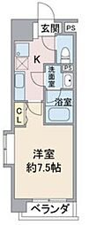 ベルモード 1Kの間取図画像
