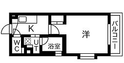 タウンライフ覚王山北 1Kの間取図画像