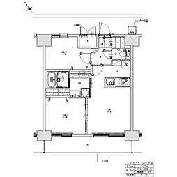 S-RESIDENCE千種駅前ascent 2LDKの間取図画像