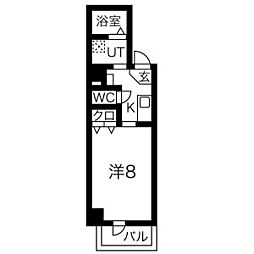 サン・錦本町ビル ワンルームの間取図画像