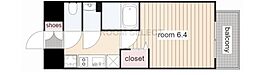 プレサンス広小路通今池 1Kの間取図画像
