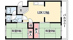 八城マンション 3階/302