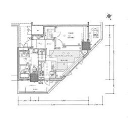 グランスイート千種タワー 1LDKの間取図画像