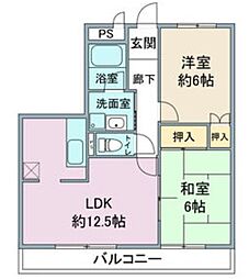 ハピネス原 4階/405