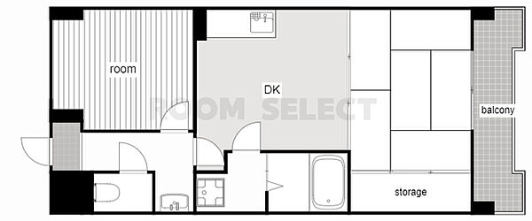 松原メイトマンション 203｜愛知県名古屋市中区松原３丁目(賃貸マンション2DK・2階・43.00㎡)の写真 その2