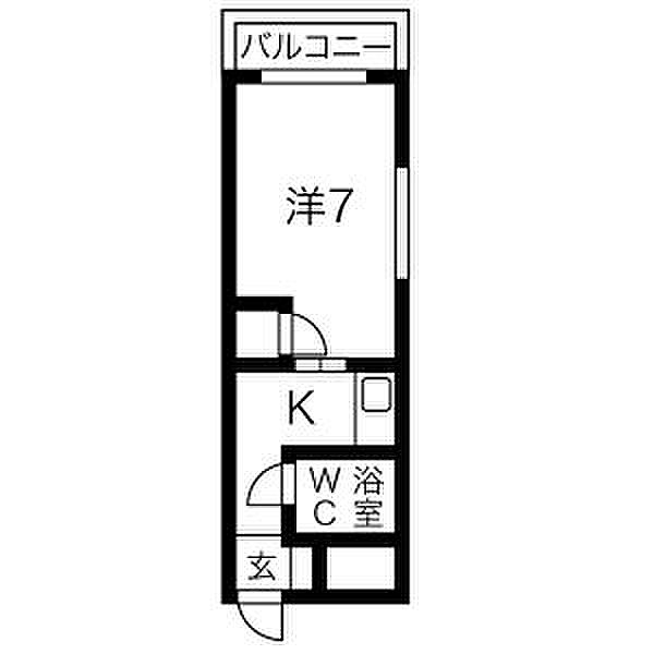 第二戸嶋屋ビル 403｜愛知県名古屋市東区東片端町(賃貸マンション1K・4階・24.87㎡)の写真 その2