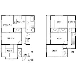 大岩貸家 5SDKの間取り