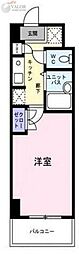 マーガレットハイツI 6階1Kの間取り