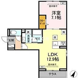 間取図画像 1LDK