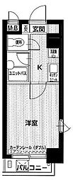 グランドバン町田 1Kの間取図画像