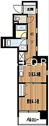 ヴェルヒルズ町田 1DKの間取図画像