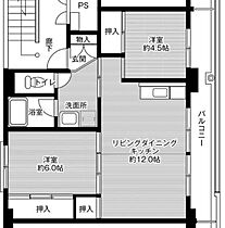 ビレッジハウス小諸2号棟 0304 ｜ 長野県小諸市甲2171-1（賃貸マンション2LDK・3階・53.08㎡） その2