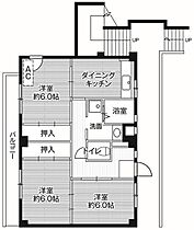 ビレッジハウス秋多2号棟 0203 ｜ 東京都あきる野市二宮1460（賃貸マンション3DK・2階・57.96㎡） その2