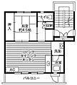 ビレッジハウス吉田宮小路2号棟1階4.3万円