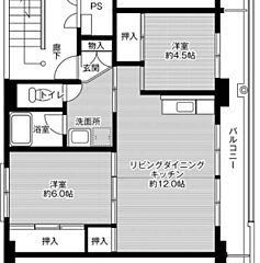 物件の間取り