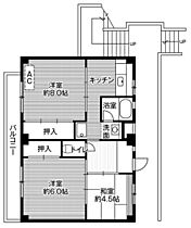 3階 / 3DK / 57.96㎡