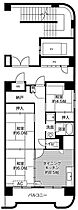 ビレッジハウス桜台タワー1号棟 0502 ｜ 北海道札幌市厚別区厚別西四条１丁目7-1（賃貸マンション2LDK・5階・60.78㎡） その2