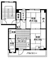 ビレッジハウス金ケ崎1号棟2階4.2万円