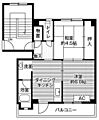 ビレッジハウス金ケ崎1号棟4階4.0万円