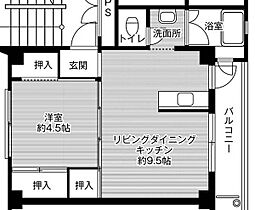 ビレッジハウス大東II1号棟 0303 ｜ 静岡県掛川市千浜4160-2（賃貸マンション1LDK・3階・33.61㎡） その2