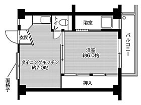 ビレッジハウス関2号棟 0204 ｜ 岐阜県関市西仙房5（賃貸マンション1DK・2階・28.98㎡） その2