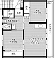 ビレッジハウス原1号棟4階4.5万円