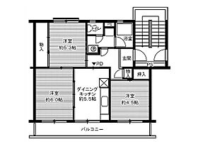 4階 / 3DK / 54.37㎡