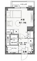 2階 / ワンルーム / 22.68㎡