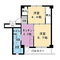 2階 / 2K / 33.51㎡