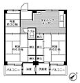 ビレッジハウス葛ノ葉2号棟2階5.2万円