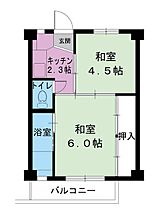 2階 / 2K / 28.98㎡