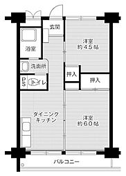 ビレッジハウス南清水タワー1号棟 6階/0622