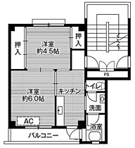 2階 / 2K / 33.61㎡