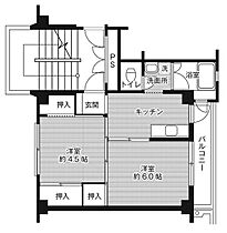 ビレッジハウス白枝2号棟 0302 ｜ 島根県出雲市白枝町401-1（賃貸マンション2K・3階・33.51㎡） その2