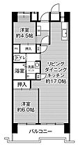 ビレッジハウス光南タワー1号棟 0106 ｜ 広島県広島市中区光南５丁目1-61（賃貸マンション2LDK・1階・57.93㎡） その2