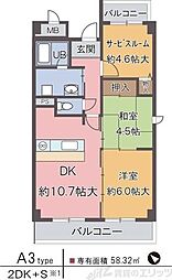 ラ・ペイナタール 2SDKの間取図画像