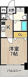 サムティ江坂ジュレーヴ 1Kの間取図画像