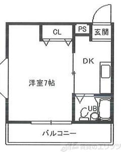 ルーチェ大住 201｜大阪府茨木市大住町(賃貸マンション1DK・3階・23.00㎡)の写真 その2