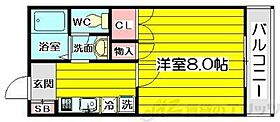 ドミトリオ仁王田 109 ｜ 大阪府吹田市垂水町２丁目35-2（賃貸マンション1K・1階・26.82㎡） その2