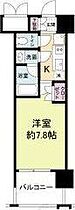 パークフラッツ江坂 1306 ｜ 大阪府吹田市豊津町2-9（賃貸マンション1K・13階・24.73㎡） その2