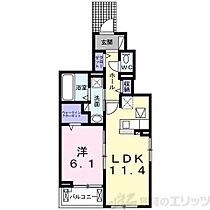 アヴニール 101 ｜ 大阪府摂津市鳥飼西２丁目9-13（賃貸アパート1LDK・1階・46.58㎡） その2